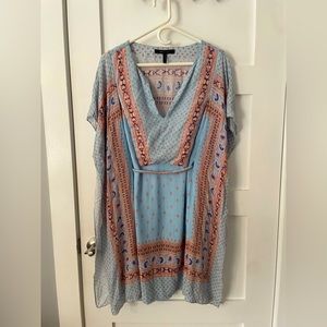 BCBGMaxazria Boho Kaftan Swim Coverup (size Large)